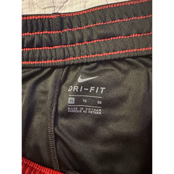 Nike Dri Fit Basketball Shorts Mens XL Red Black White Athletic Mesh Sportswear - Picture 6 of 10